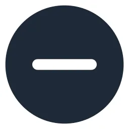Minus Circle Solid Icon