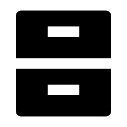 Archive Drawer Fill Icon