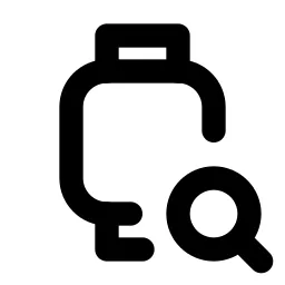 Device Watch Search Line Icon