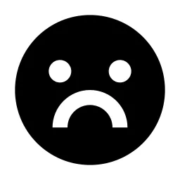 Emotion Unhappy Fill Icon