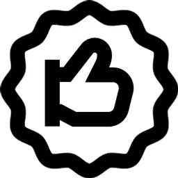 Like Thumbs Up Sticker Icon