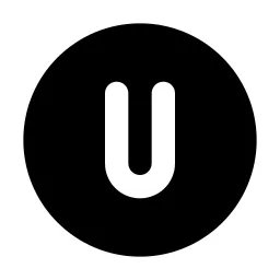 Circle Letter U Icon