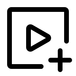 Media Video Plus Icon
