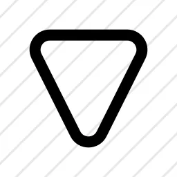 Arrow Triangle Bottom Icon
