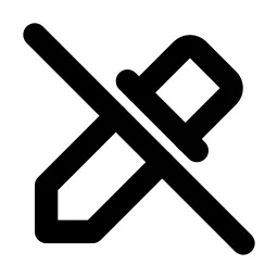 Color Picker Off Line Icon