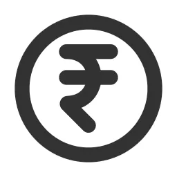Rupee Circle Icon