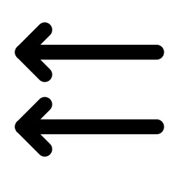 Arrows Left Line Icon