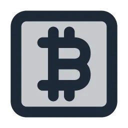Bitcoin Box Duotone Icon