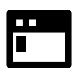 Terminal Window Fill Icon