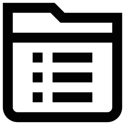 List Folder Icon