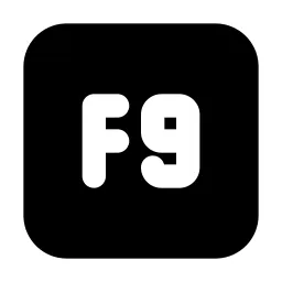 Square F9 Icon