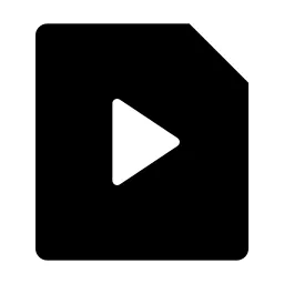File Video Fill Icon