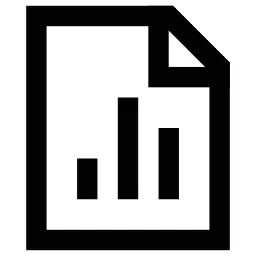 Lines Graph File Icon