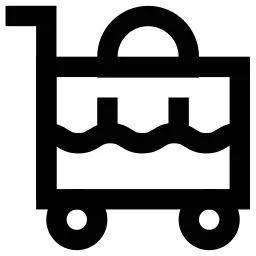 Luggage Trolley Icon