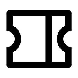 Coupon 2 Line Icon