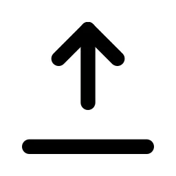 Arrow Bar Up Line Icon