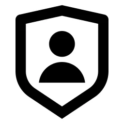 Shield User Line Icon