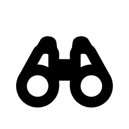 Binoculars Line Icon