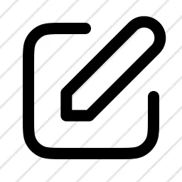 Edit Big Box Pencil Pen Write Draw Icon