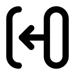 Transition Left Line Icon