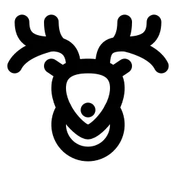 Deer Line Icon