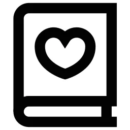 Heart Book Icon