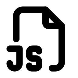 File Type Js Line Icon