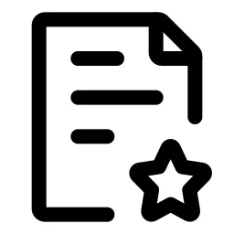 Page Star Icon