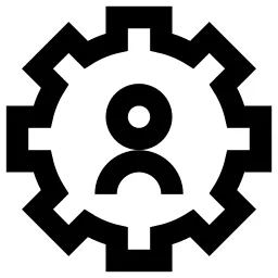 Cogwheel Settings Account Icon