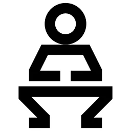 Squat Yoga Pose Icon