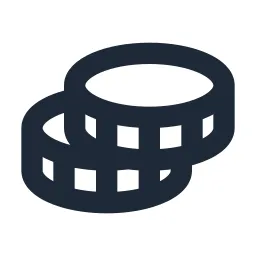 Coins 2 Line Icon