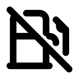 Gas Station Off Line Icon
