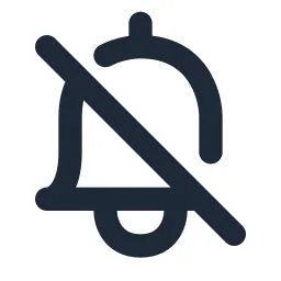 Bell Off Line Icon