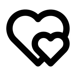 Hearts Line Icon
