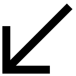 Arrow Down Left Icon