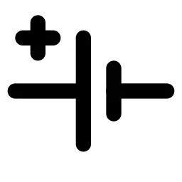 Circuit Cell Plus Line Icon