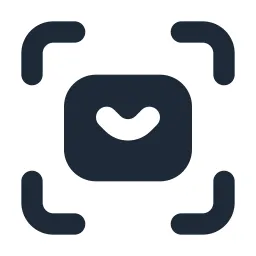 Scan Mail Solid Icon