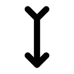 Arrow Down Tail Line Icon