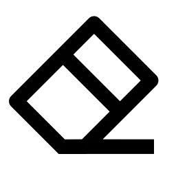 Eraser Line Icon