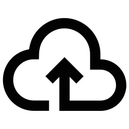 Arrow Up Cloud Icon