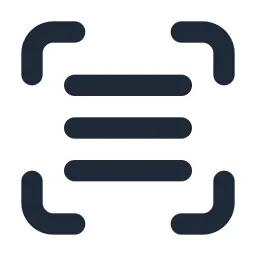Scan Menu Line Icon