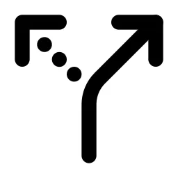 Route Alt Right Line Icon