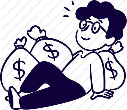 Person with Money Bags