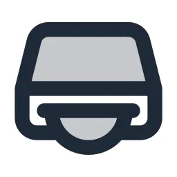 Cd Drive Open Duotone Icon