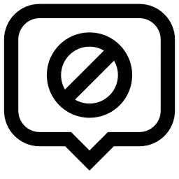 Block Chat Icon