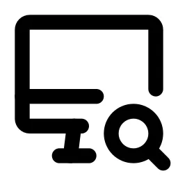Device Imac Search Line Icon