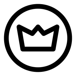 Crown Circle Icon
