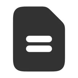 Document Text Fill Icon