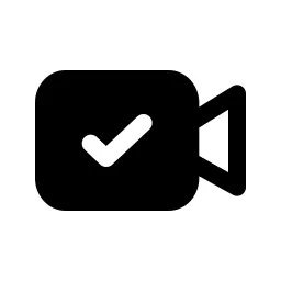 Video Check Fill Icon
