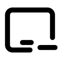 Device Ipad Horizontal Minus Line Icon